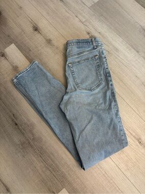 Abercrombie & Fitch Light Wash Straight Leg Jeans TALL
